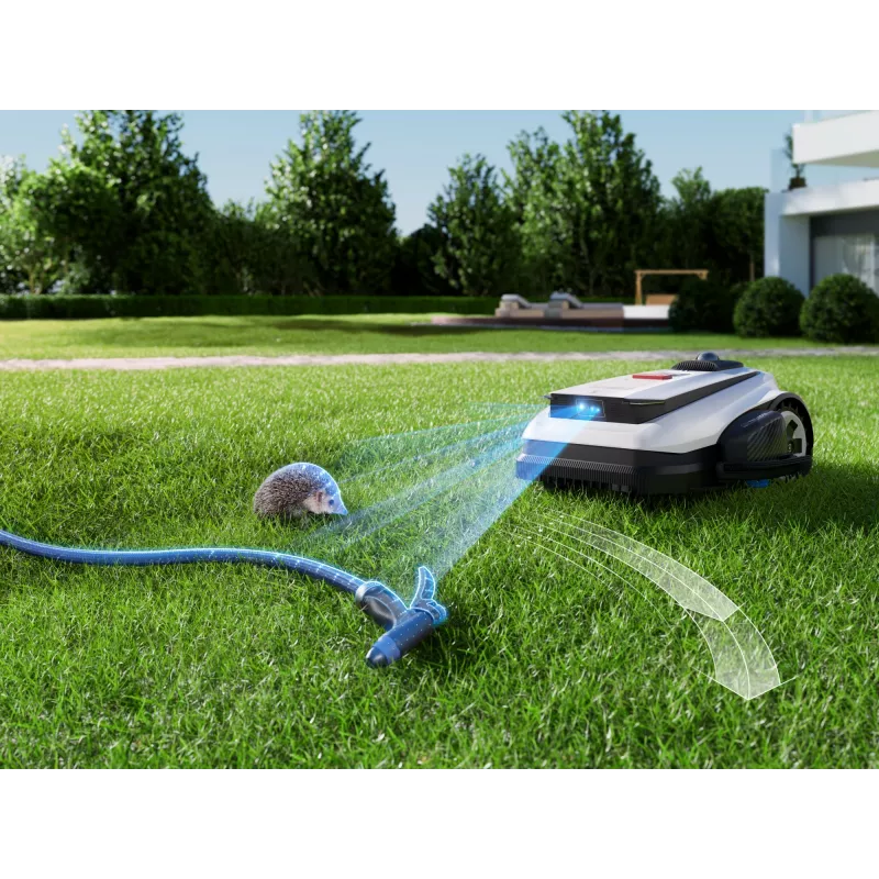 Ecovacs GOAT A1600 LiDAR PRO EU Robotyczna kosiarka do trawy Zasilana bateriami Czarny, Biały