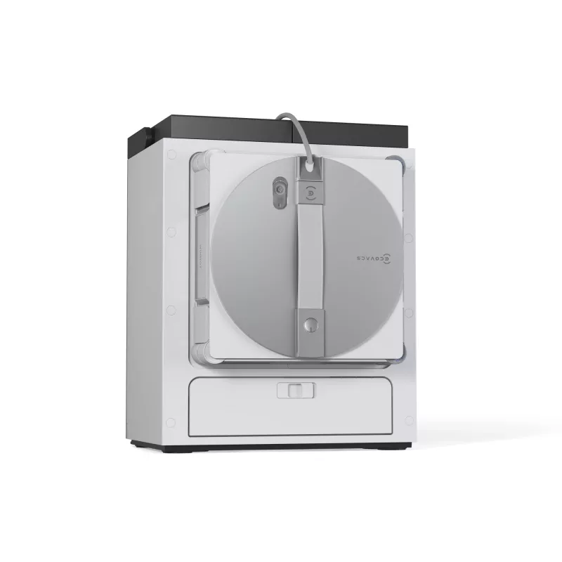 Robot do mycia okien Ecovacs WINBOT W3 OMNI, bateria 4500 mAh, 270×270×76 mm, srebrny/biały