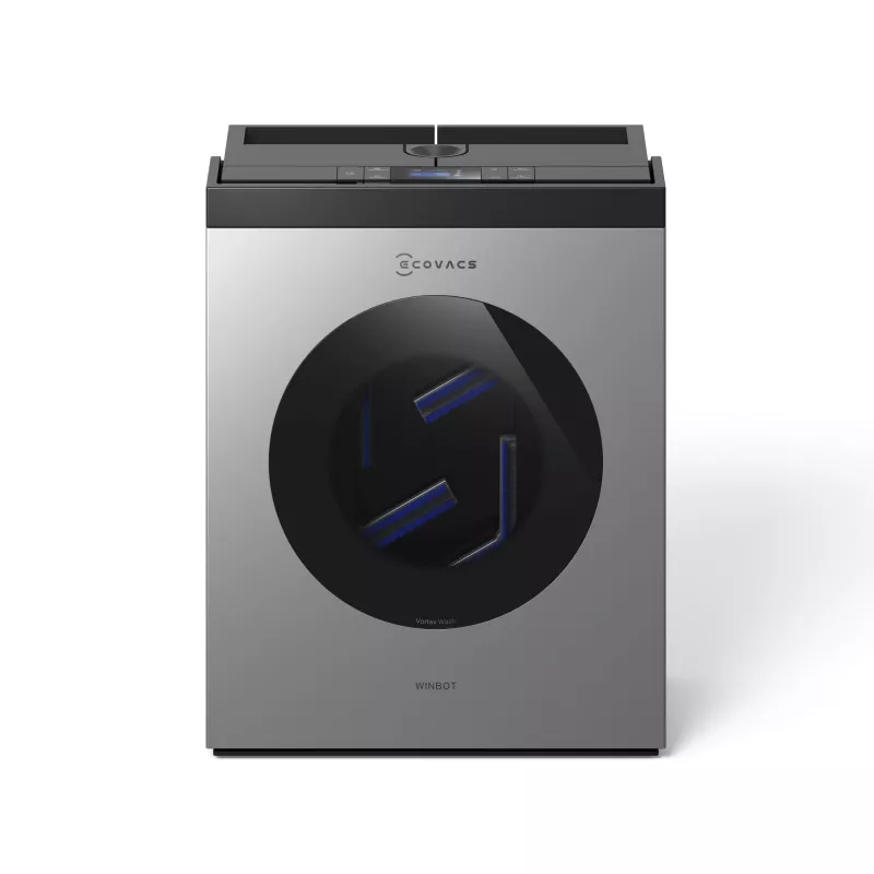 Robot do mycia okien Ecovacs WINBOT W3 OMNI, bateria 4500 mAh, 270×270×76 mm, srebrny/biały