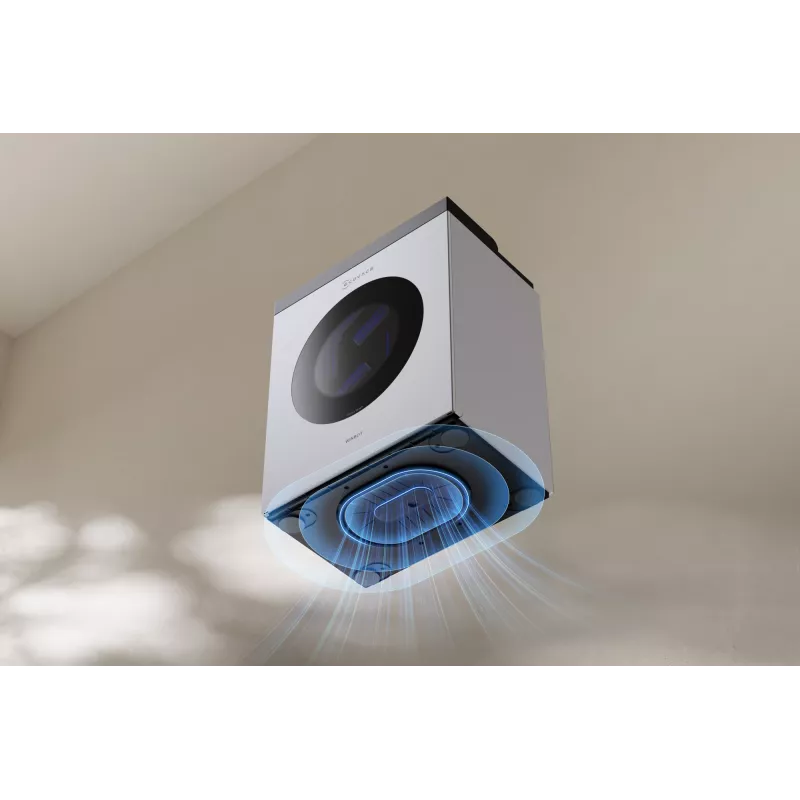 Robot do mycia okien Ecovacs WINBOT W3 OMNI, bateria 4500 mAh, 270×270×76 mm, srebrny/biały