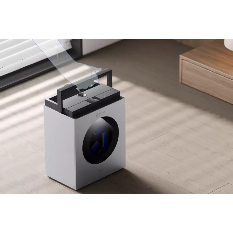 Robot do mycia okien Ecovacs WINBOT W3 OMNI, bateria 4500 mAh, 270×270×76 mm, srebrny/biały