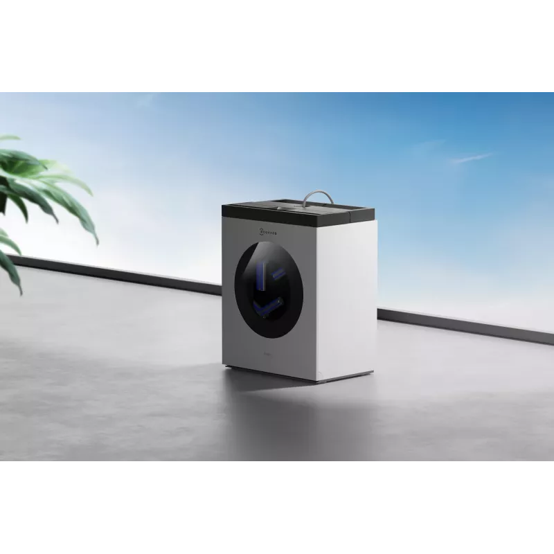 Robot do mycia okien Ecovacs WINBOT W3 OMNI, bateria 4500 mAh, 270×270×76 mm, srebrny/biały
