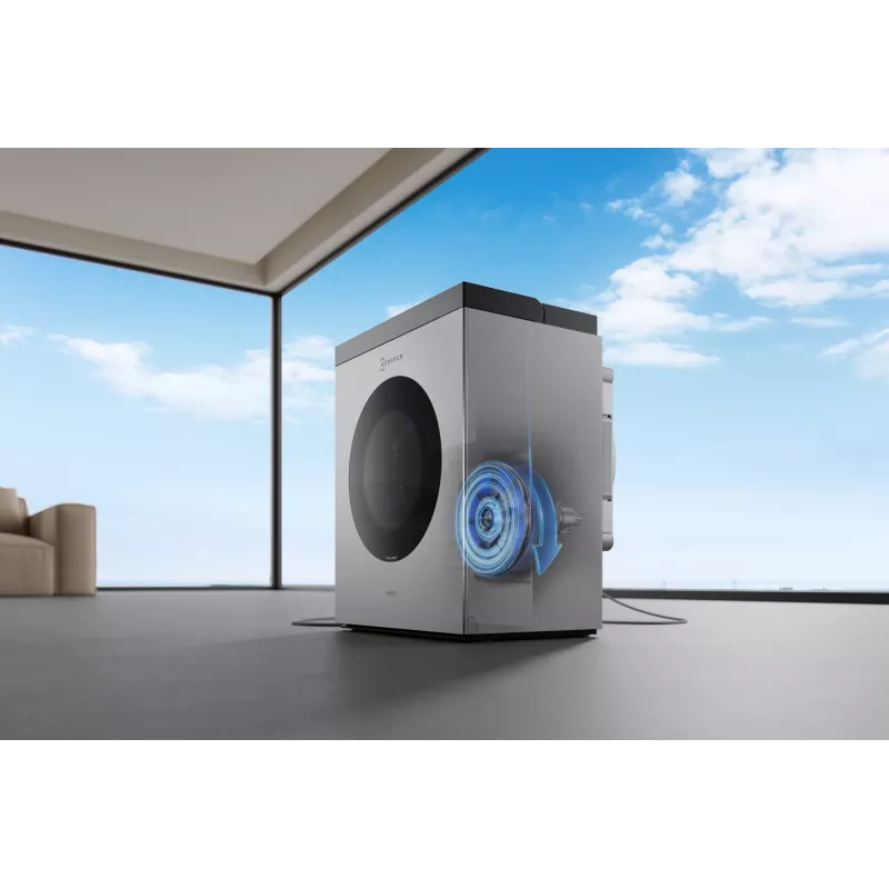 Robot do mycia okien Ecovacs WINBOT W3 OMNI, bateria 4500 mAh, 270×270×76 mm, srebrny/biały