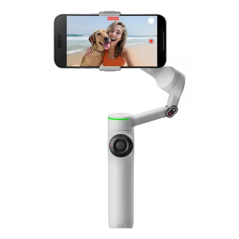 Stabilizator do aparatu w smartfonie Insta360 Flow 2 Pro Creator Bundle z obrotem 360°