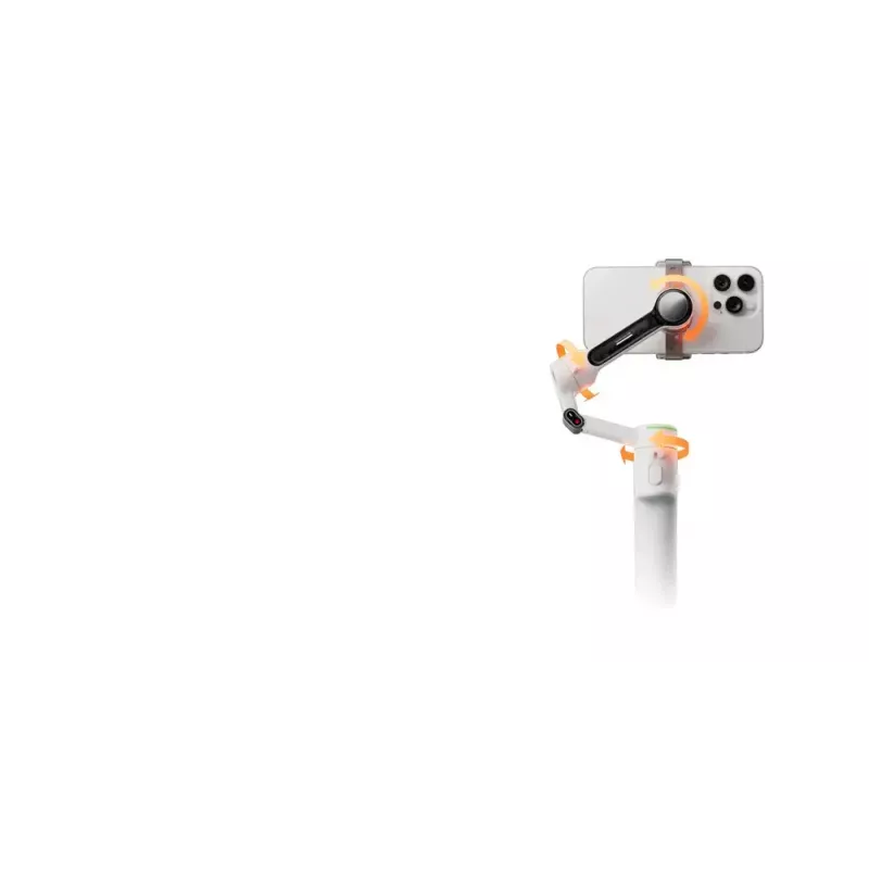 Stabilizator do aparatu w smartfonie Insta360 Flow 2 Pro Creator Bundle z obrotem 360°