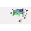 Stabilizator do aparatu w smartfonie Insta360 Flow 2 Pro Creator Bundle z obrotem 360°