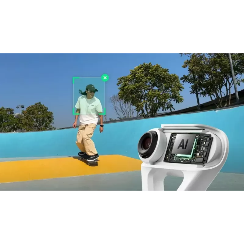 Stabilizator do aparatu w smartfonie Insta360 Flow 2 Pro Creator Bundle z obrotem 360°