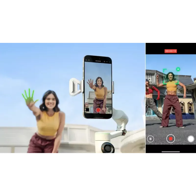 Stabilizator do aparatu w smartfonie Insta360 Flow 2 Pro Creator Bundle z obrotem 360°