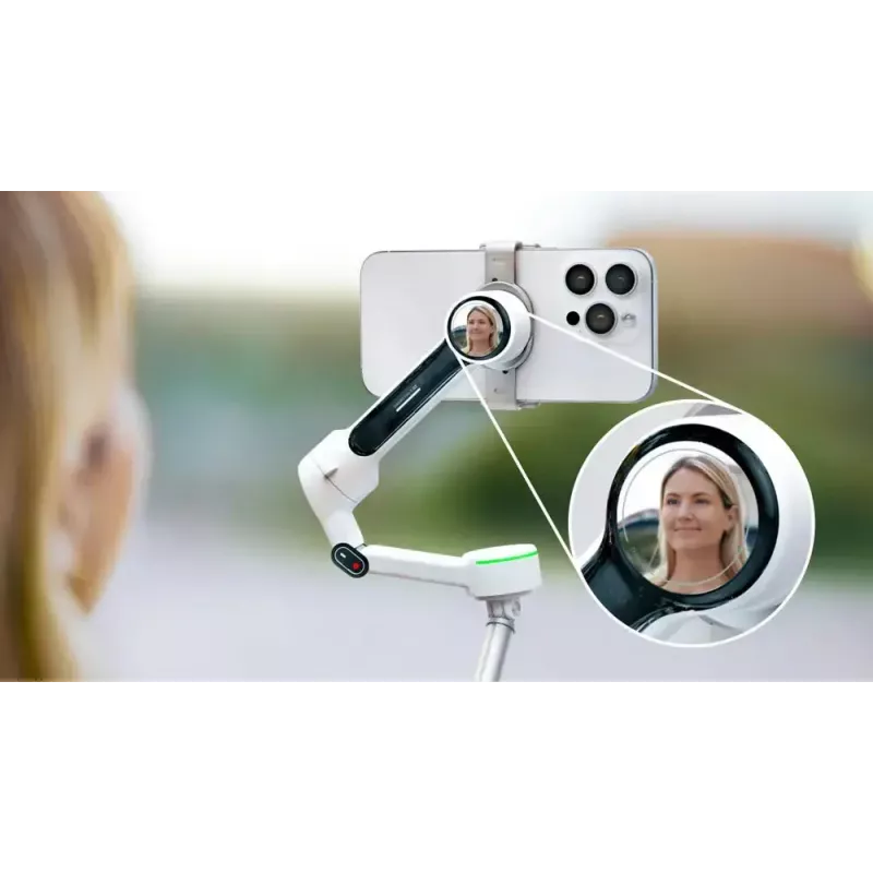 Stabilizator do aparatu w smartfonie Insta360 Flow 2 Pro Creator Bundle z obrotem 360°