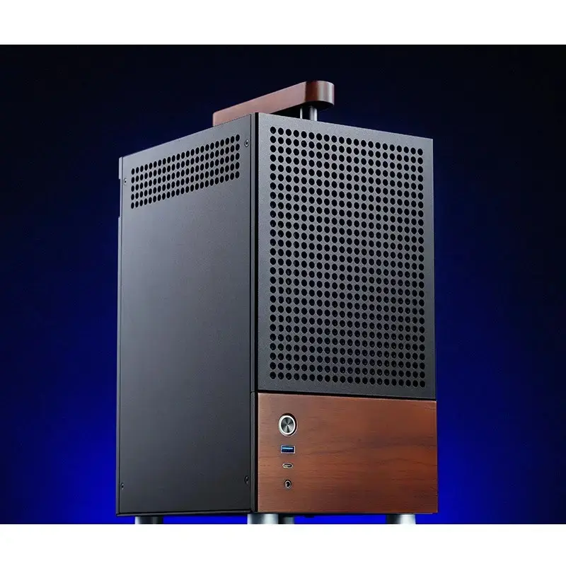 Obudowa PC Jonsbo T6, Mini-Tower, Mini-ITX, Czarna