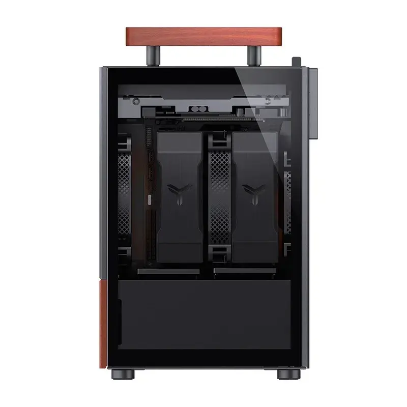 Obudowa PC Jonsbo T6, Mini-Tower, Mini-ITX, Czarna