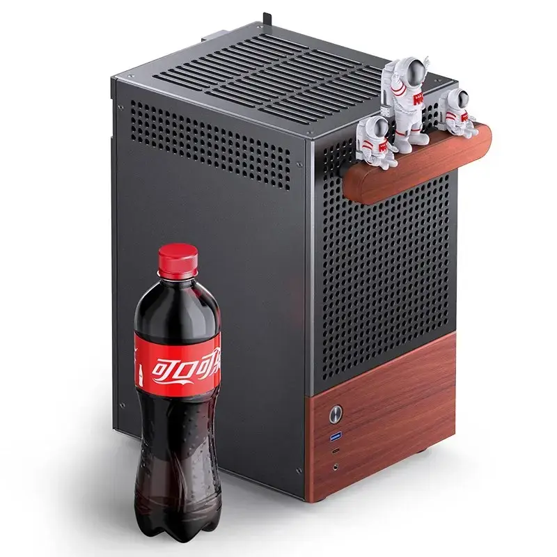 Obudowa PC Jonsbo T6, Mini-Tower, Mini-ITX, Czarna