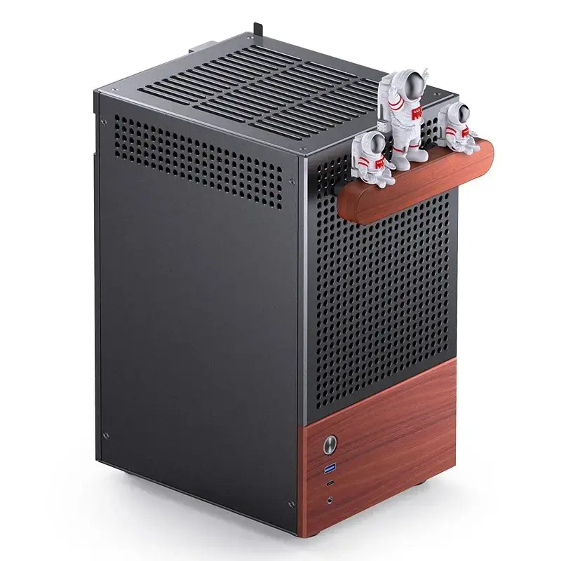 Obudowa PC Jonsbo T6, Mini-Tower, Mini-ITX, Czarna