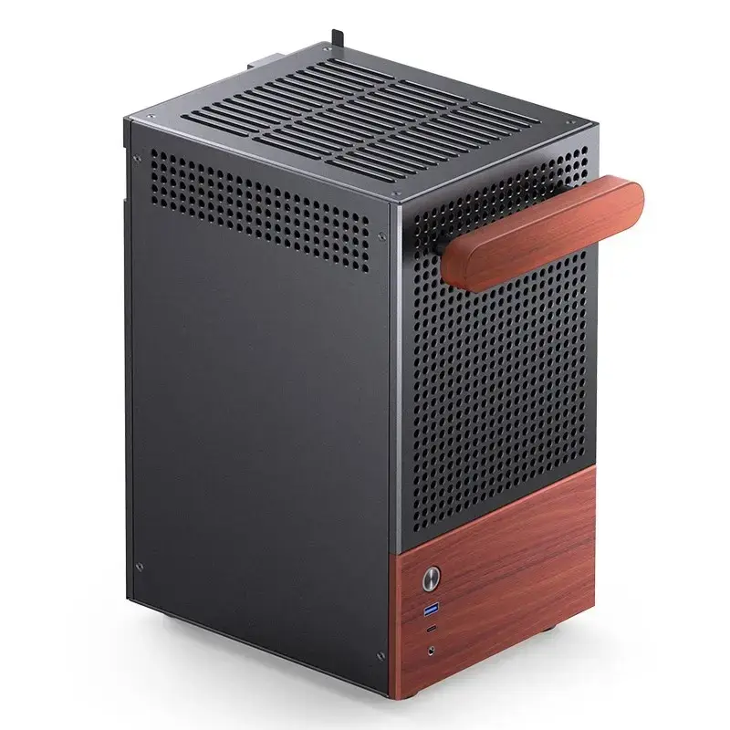 Obudowa PC Jonsbo T6, Mini-Tower, Mini-ITX, Czarna