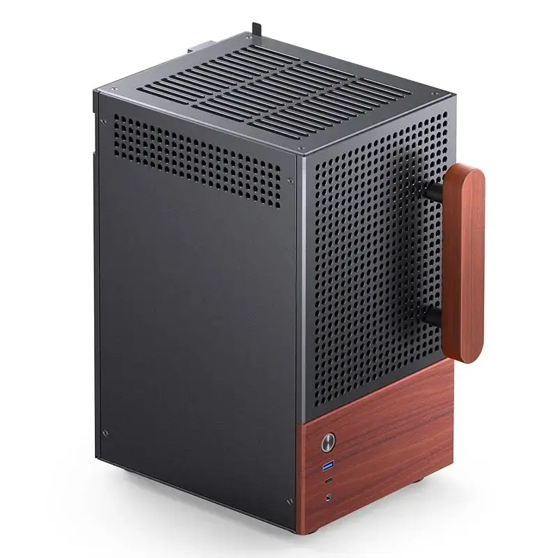 Obudowa PC Jonsbo T6, Mini-Tower, Mini-ITX, Czarna
