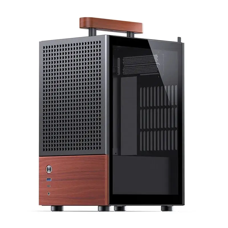 Obudowa PC Jonsbo T6, Mini-Tower, Mini-ITX, Czarna