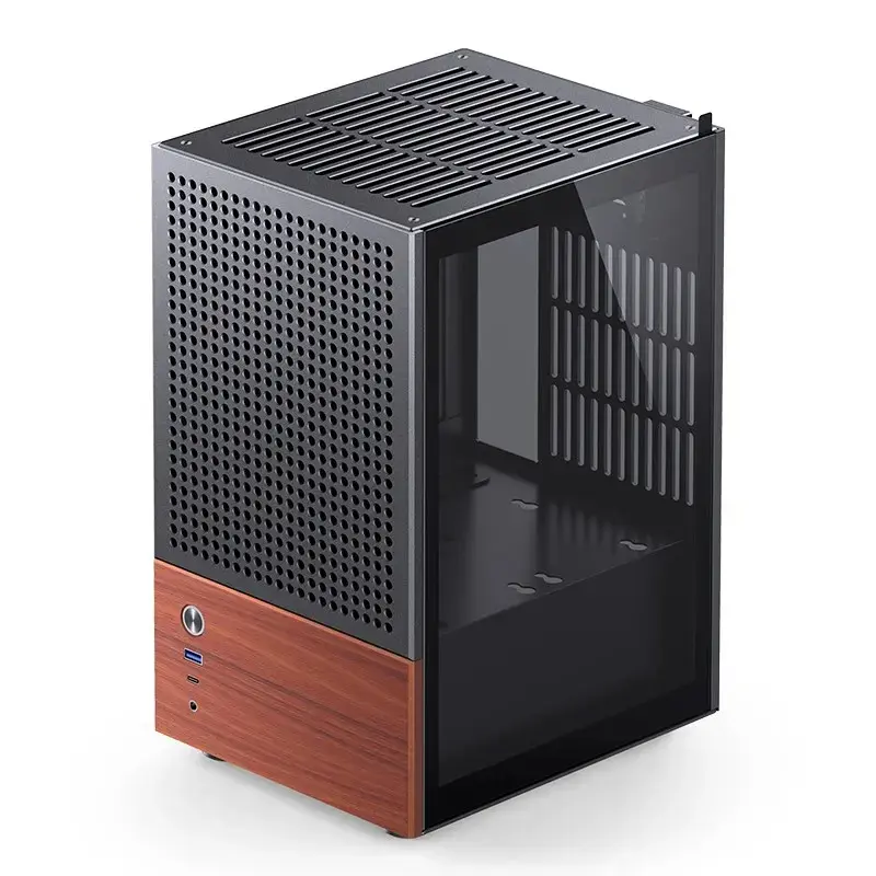 Obudowa PC Jonsbo T6, Mini-Tower, Mini-ITX, Czarna