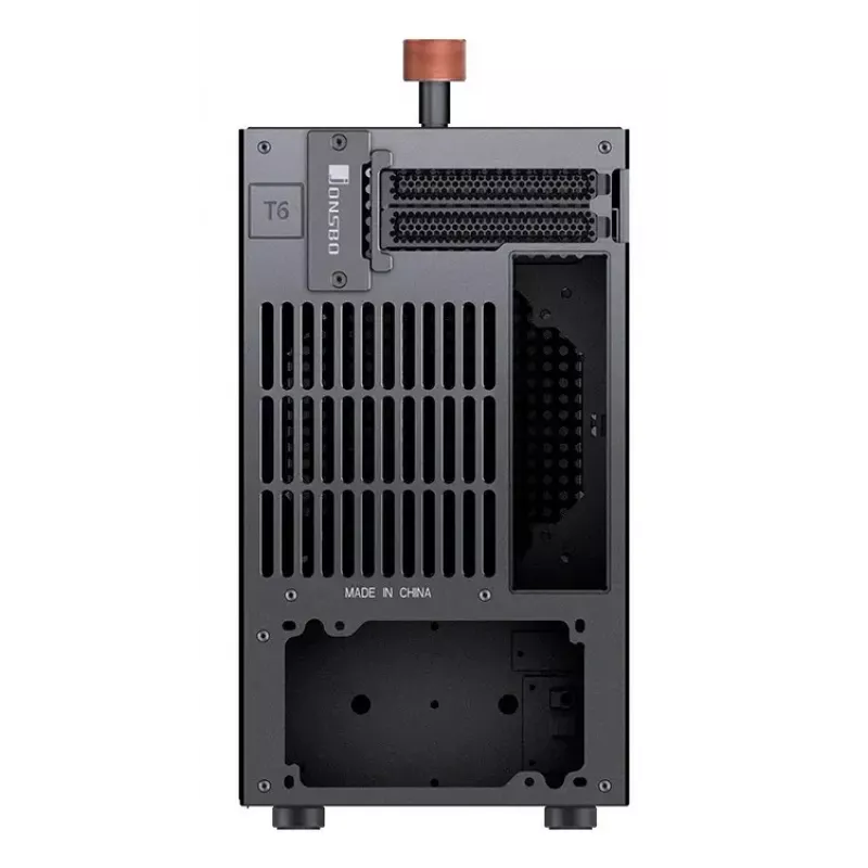 Obudowa PC Jonsbo T6, Mini-Tower, Mini-ITX, Czarna