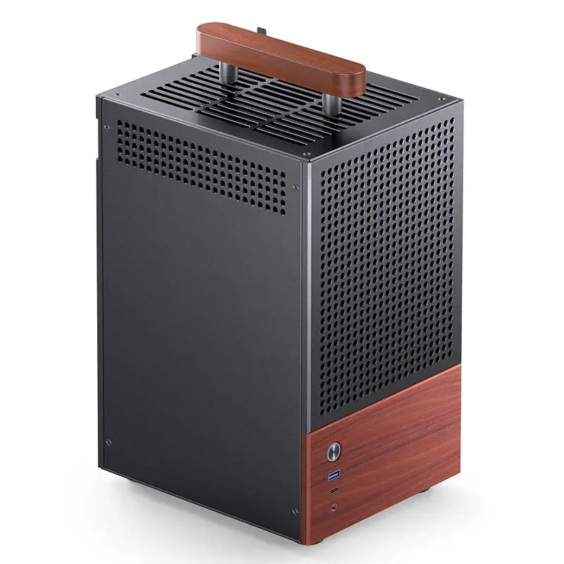 Obudowa PC Jonsbo T6, Mini-Tower, Mini-ITX, Czarna