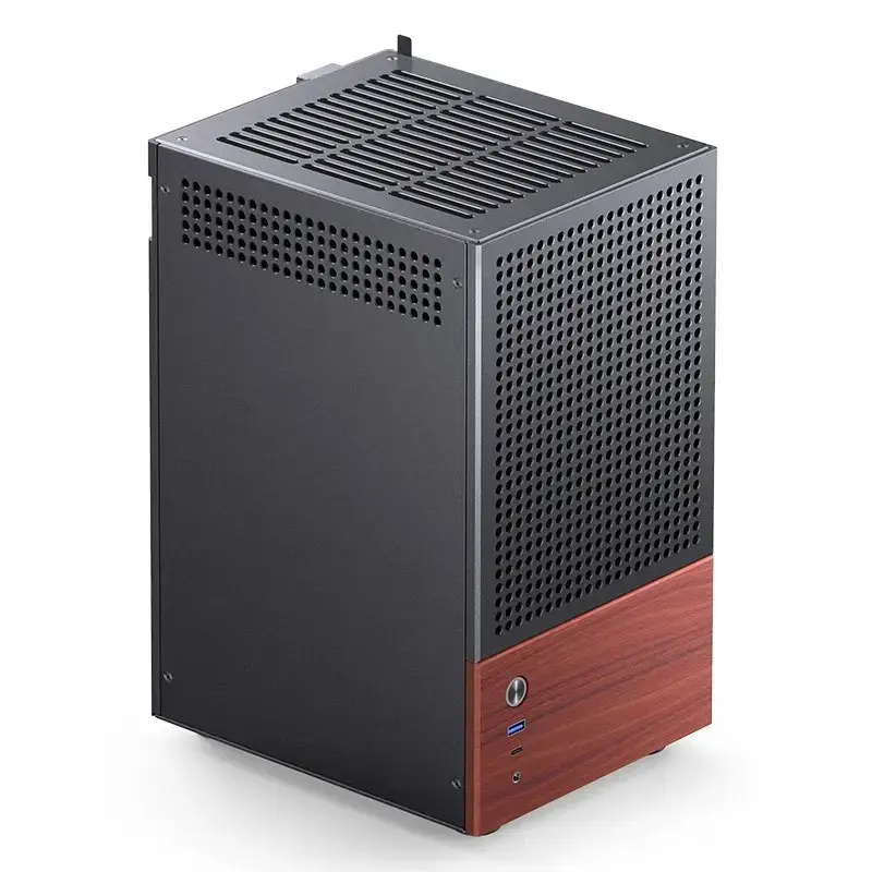 Obudowa PC Jonsbo T6, Mini-Tower, Mini-ITX, Czarna
