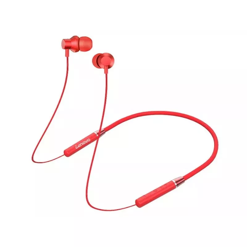 Bezprzewodowe słuchawki bluetooth Lenovo HE05 czerwony