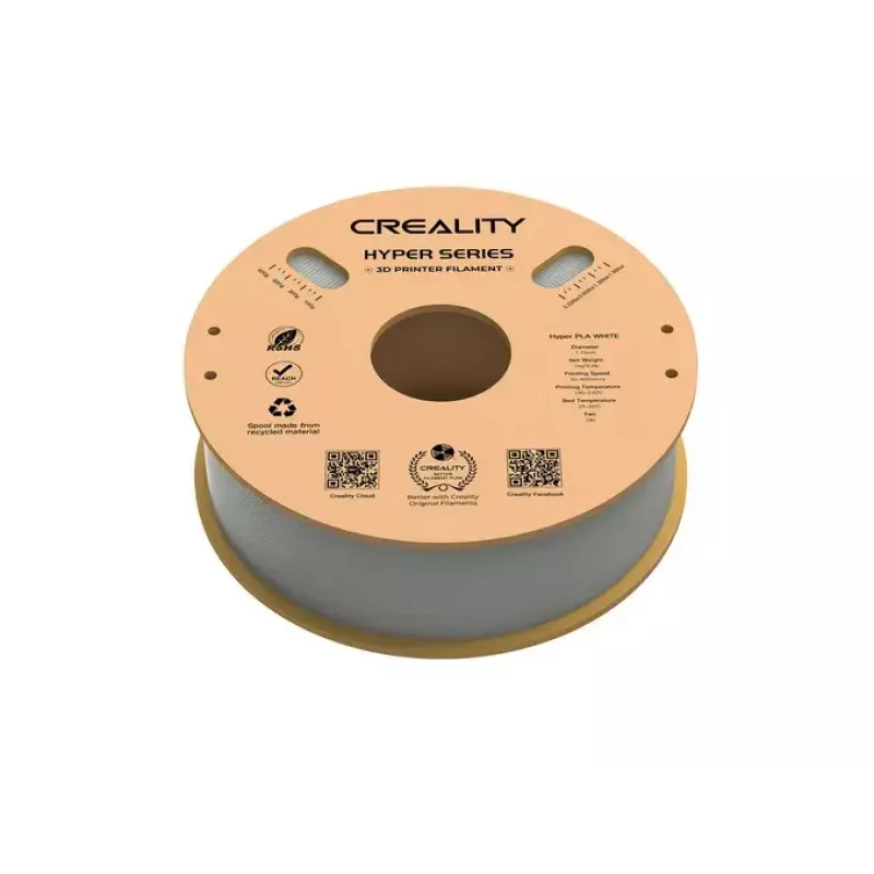 Materiał do druku 3D Creality 3D 3301010335 Kwas polimlekowy (PLA) Biały 1 kg
