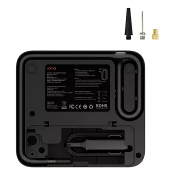 Sprężarka powietrza 70mai TP03 — 12 V DC/gniazdo zapalniczki, czarna, uniwersalna, zawiera adapter zaworu kulowego