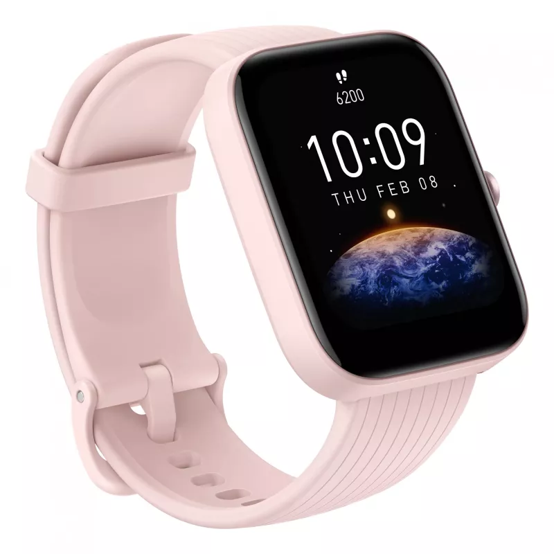 Amazfit Bip 3 Pro 4,29 cm (1,69 cala) TFT 44 mm Cyfrowy 240 x 280 pikseli Ekran dotykowy Różowy GPS (satelitarny)