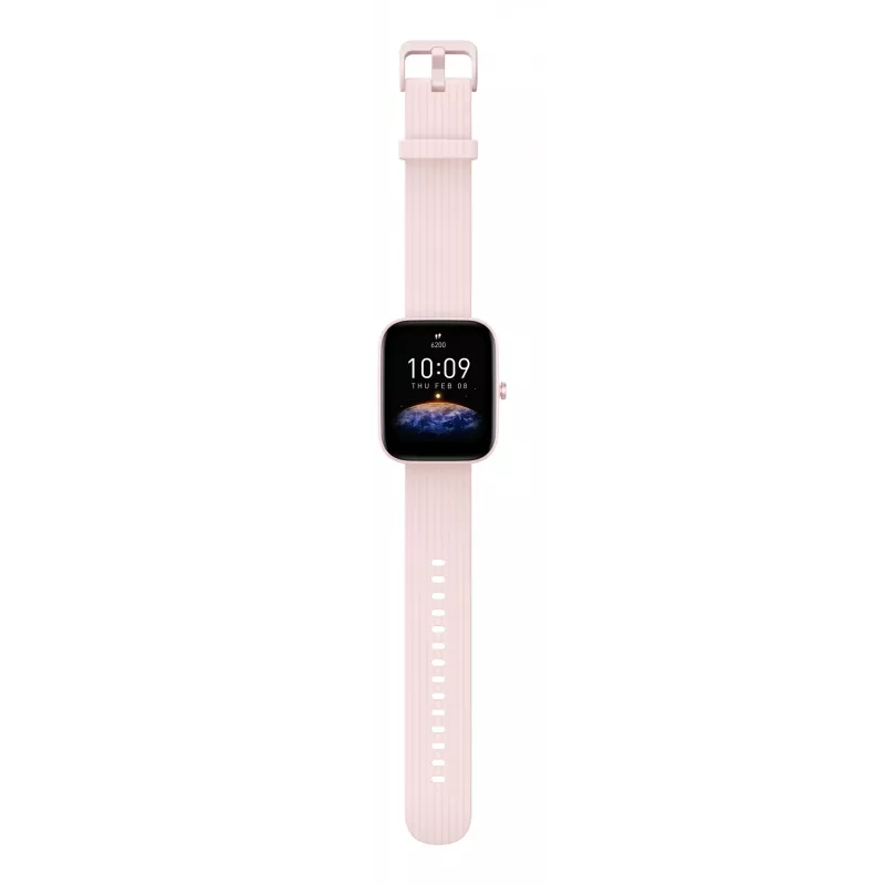 Amazfit Bip 3 Pro 4,29 cm (1,69 cala) TFT 44 mm Cyfrowy 240 x 280 pikseli Ekran dotykowy Różowy GPS (satelitarny)