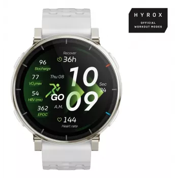 Smartwatch Amazfit Active 3 — 3,35 cm (1,32 cala) AMOLED, 466×466, ekran dotykowy, GPS, 365 mAh, pasek silikonowy