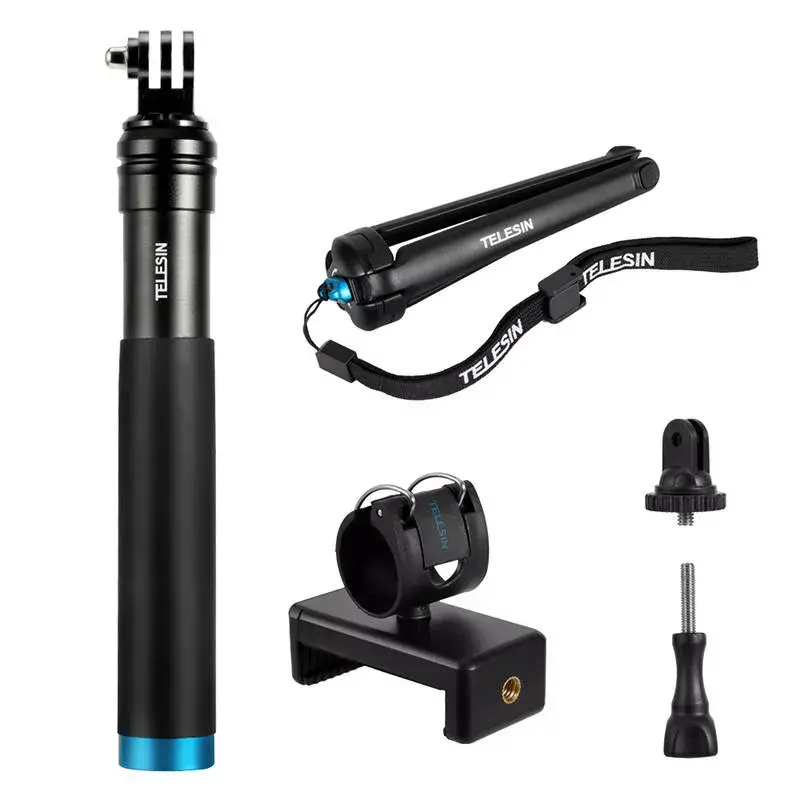Selfie stick statyw Telesin GP-MNP-090-S z regulacją wysokości, lekki
