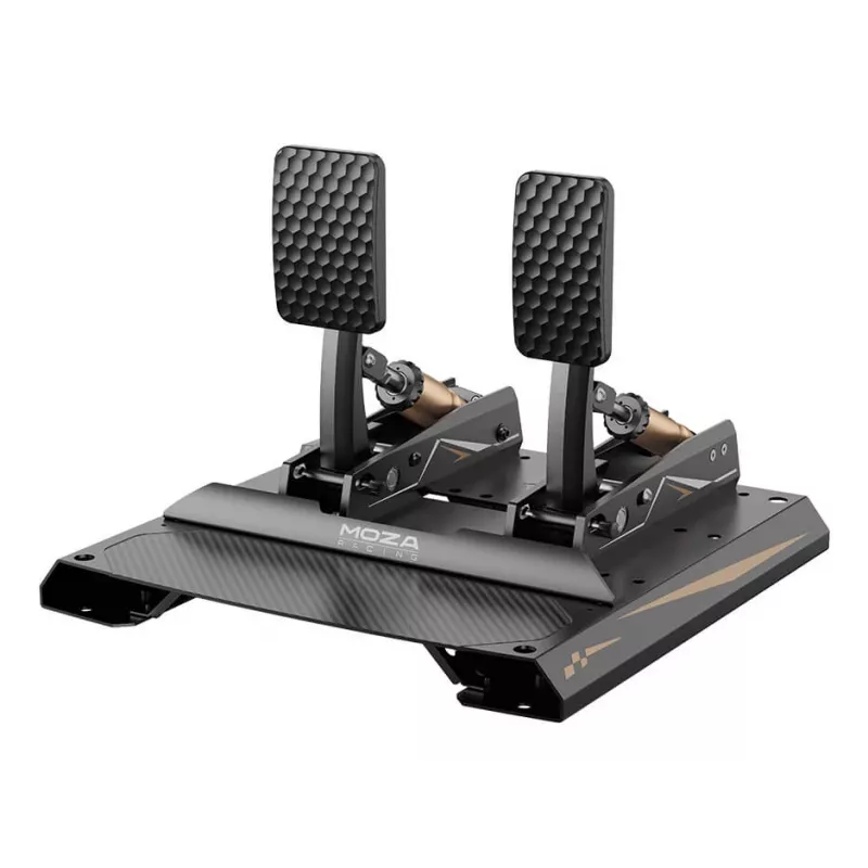 Moza Racing CRP2 Pedals(throttle+braker), Pedał, Czarny, Włókno węglowe, Stal, 15 - 23°