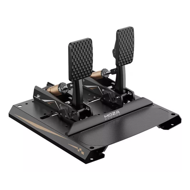 Moza Racing CRP2 Pedals(throttle+braker), Pedał, Czarny, Włókno węglowe, Stal, 15 - 23°