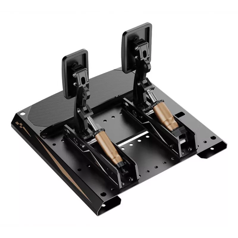 Moza Racing CRP2 Pedals(throttle+braker), Pedał, Czarny, Włókno węglowe, Stal, 15 - 23°