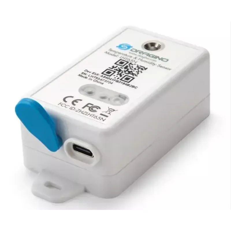 DRAGINO LHT65N Wolnostojący wewnętrzny/zewnętrzny czujnik temperatury i wilgotności LoRaWAN EU868