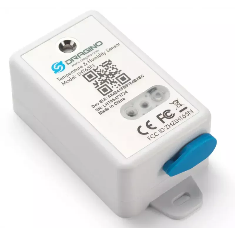 DRAGINO LHT65N Wolnostojący wewnętrzny/zewnętrzny czujnik temperatury i wilgotności LoRaWAN EU868