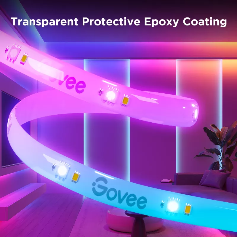 Govee H612FCD1 RGB LED Strip Light, 3 Meters