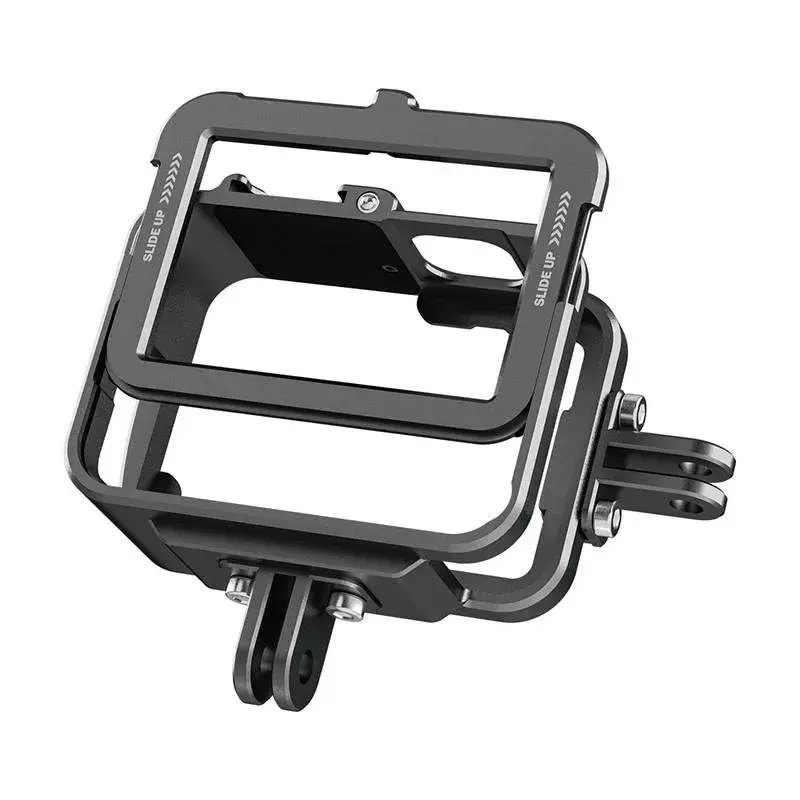 Aluminiowa klatka do kamery Telesin GP-FMS-G11-TZ do GoPro Hero 12/11/10/9 z adapterem pionowym