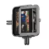 Aluminiowa klatka do kamery Telesin GP-FMS-G11-TZ do GoPro Hero 12/11/10/9 z adapterem pionowym