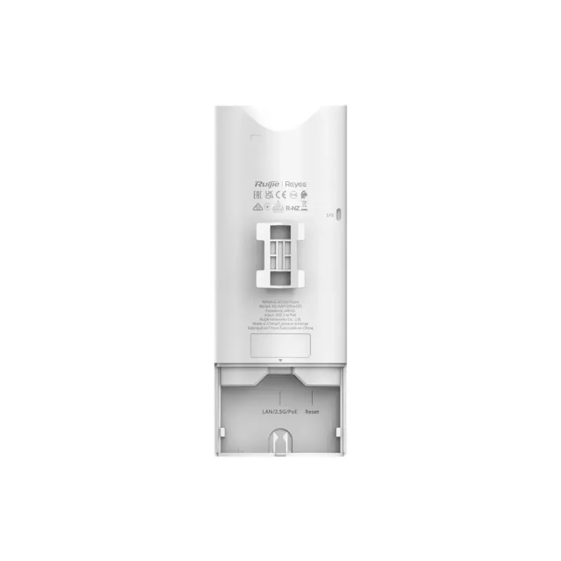 Punkt dostępowy bezprzewodowy RUIJIE RG-RAP72PRO-OD — dwuzakresowy 2.4/5 GHz, 5011 Mb/s, PoE, biały