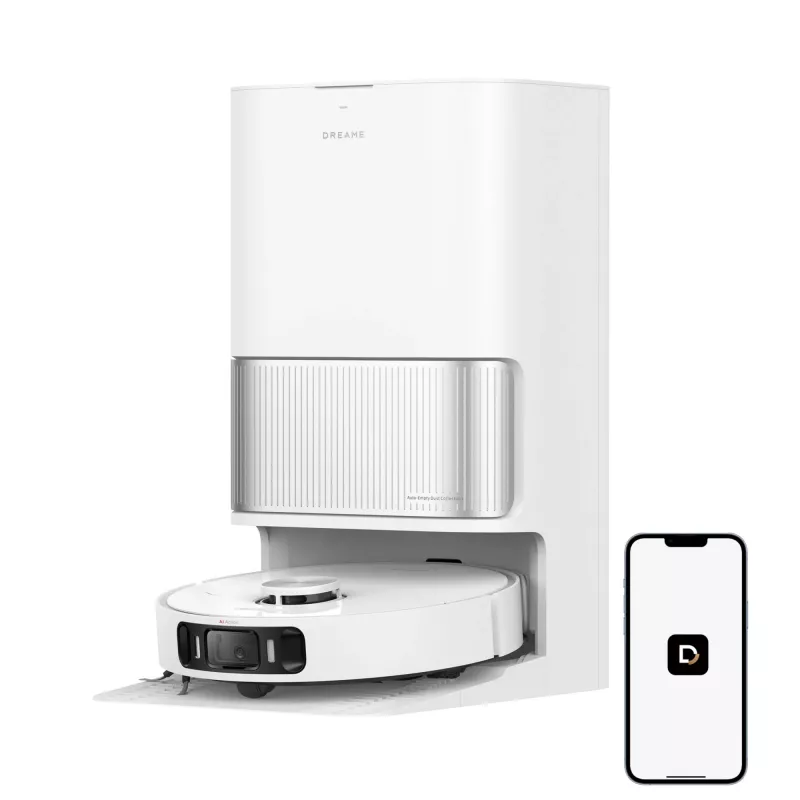 Dreame L40 Ultra AE biały, Combi, Biały, Okrągły, Worek na kurz, 3 kółka, 0,3 L