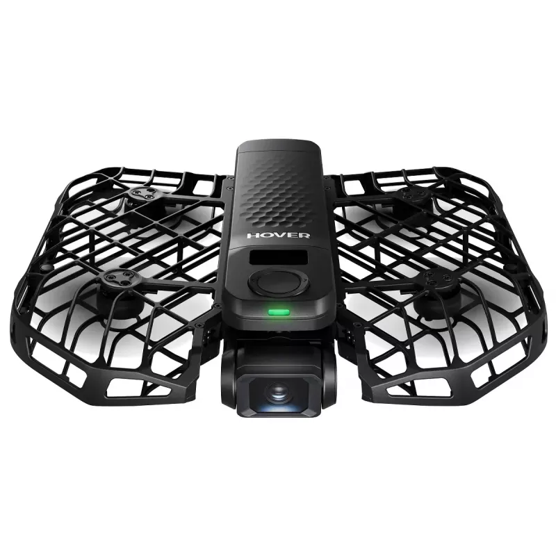 Mini-dron HOVERAir X1 Pro — 4-rotorowy, kamera 12 MP, wideo 4K, zasięg 1000 m, bateria 1920 mAh, 32 GB pamięci wewnętrznej, Czarny
