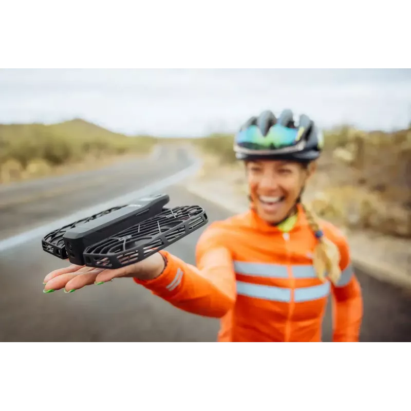 Mini-dron HOVERAir X1 Pro — 4-rotorowy, kamera 12 MP, wideo 4K, zasięg 1000 m, bateria 1920 mAh, 32 GB pamięci wewnętrznej, Czarny