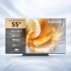 Smart TV Dreame Aura S100 55 cali, QLED+ (Mini Led), 4K UHD, Google TV, 144 Hz, procesor AI, zintegrowany soundbar, czarny