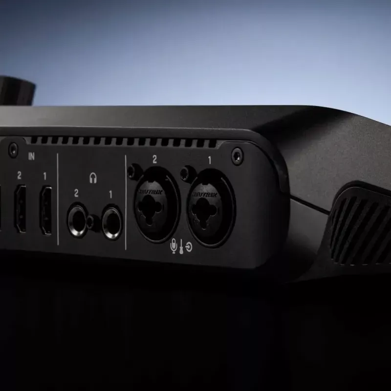 Wielokanałowa konsola do produkcji podcastów i transmisji na żywo Rode RodeCaster Video S RCVS-E — ekran dotykowy, Wi‑Fi, Bluetooth 5.3, 5x USB-C, 3x HDMI we, 1x HDMI wy, microSD