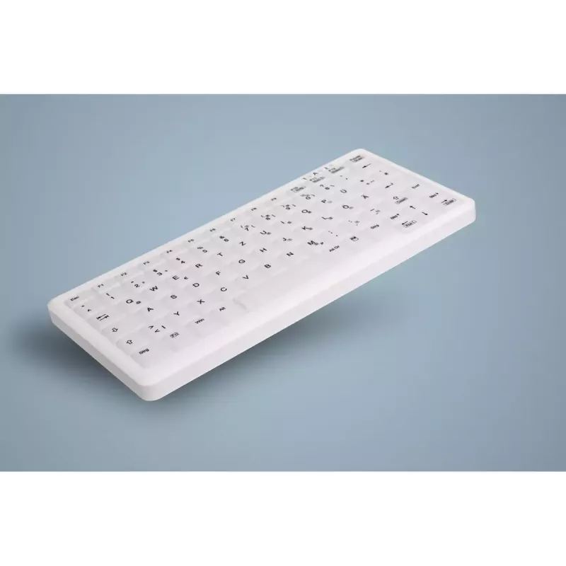 Klawiatura Contour Design Active Key AK-C4110 medyczna USB QWERTZ niemiecka biała
