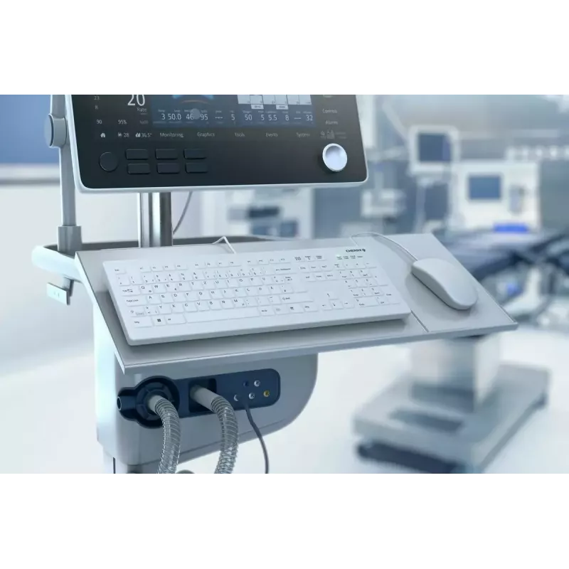 Przewodowa pełnowymiarowa klawiatura active key CHERRY AK-C8112 Medical USB QWERTZ 105 klawiszy biała 1,8 m