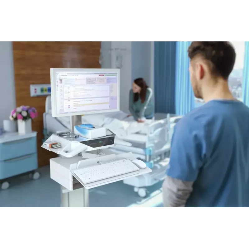 Przewodowa pełnowymiarowa klawiatura active key CHERRY AK-C8112 Medical USB QWERTZ 105 klawiszy biała 1,8 m