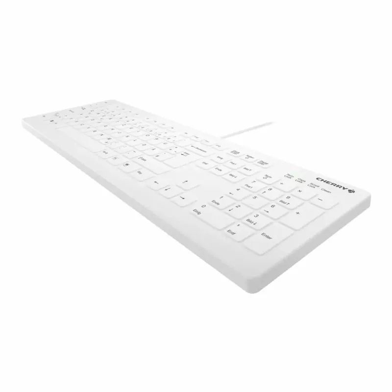 Przewodowa pełnowymiarowa klawiatura active key CHERRY AK-C8112 Medical USB QWERTZ 105 klawiszy biała 1,8 m