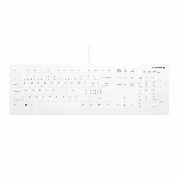 Przewodowa pełnowymiarowa klawiatura active key CHERRY AK-C8112 Medical USB QWERTZ 105 klawiszy biała 1,8 m